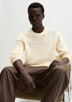 Pullover regular aus lockerem Bändchengarn
