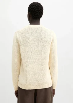 Pullover regular aus lockerem Bändchengarn