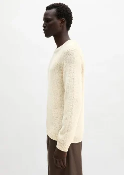 Pullover regular aus lockerem Bändchengarn