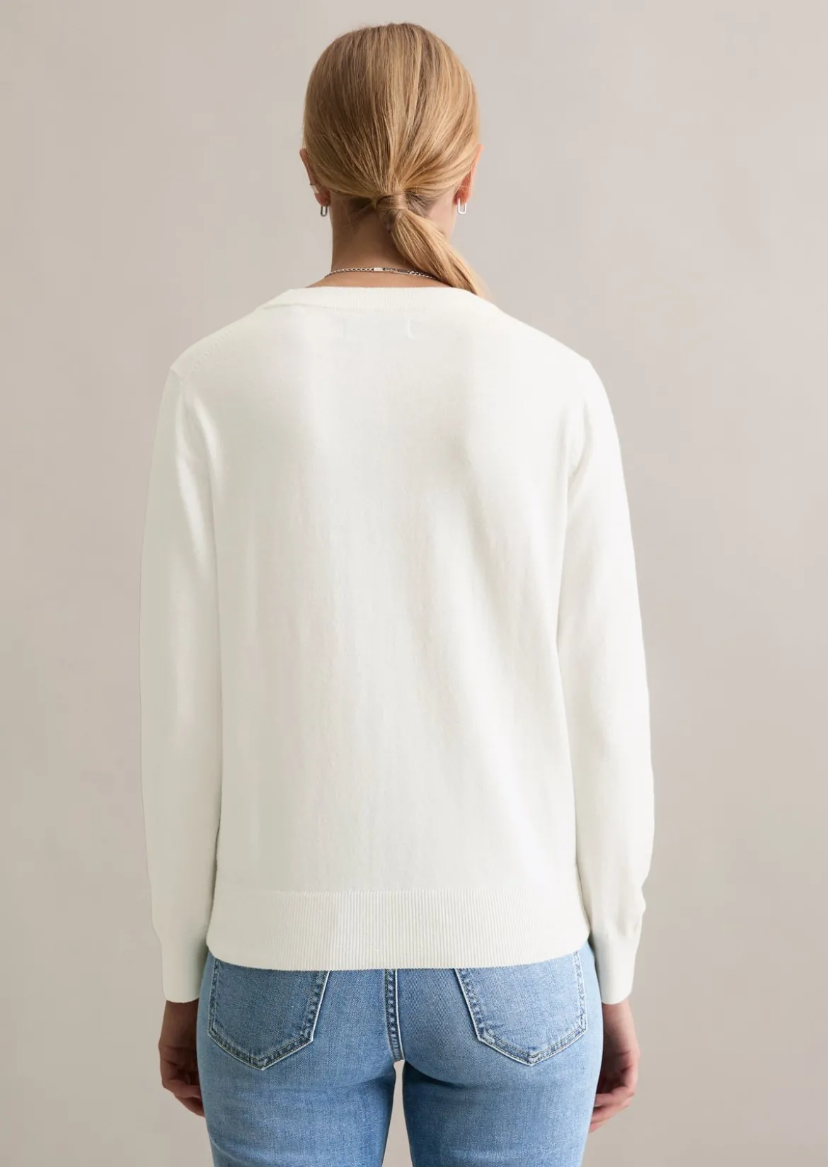 Pullover regular aus Soft Cotton Stretch