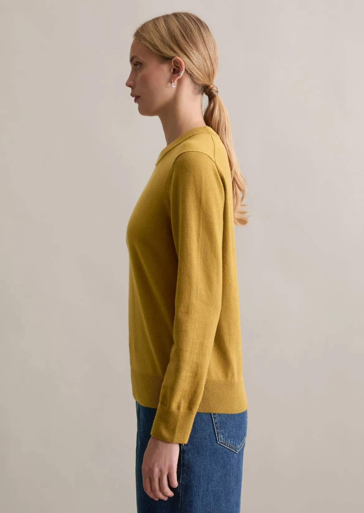 Pullover regular aus Soft Cotton Stretch