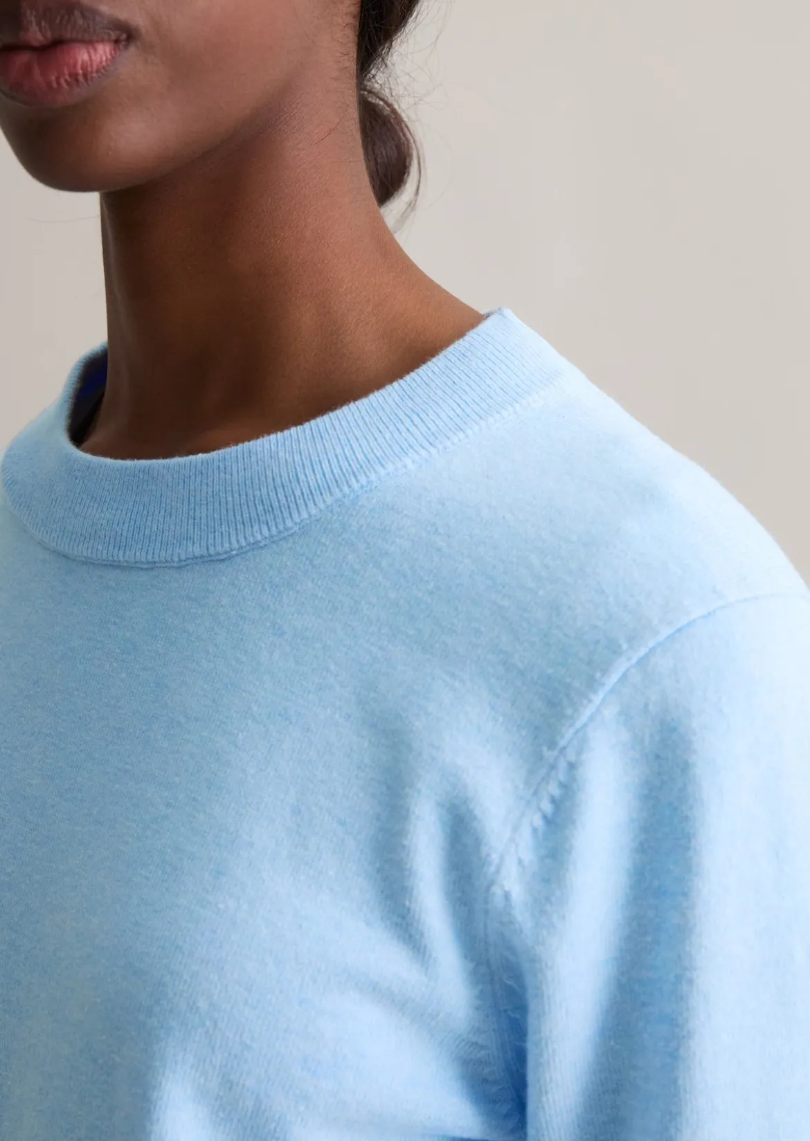 Pullover regular aus Soft Cotton Stretch