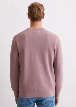 Pullover regular mit feiner Piqué-Struktur