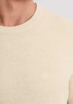 Pullover regular mit feiner Piqué-Struktur