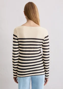 Ringel-Longsleeve regular aus Slubjersey