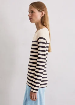 Ringel-Longsleeve regular aus Slubjersey