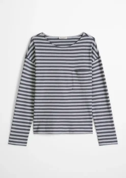 Ringel-Longsleeve regular aus Slubjersey