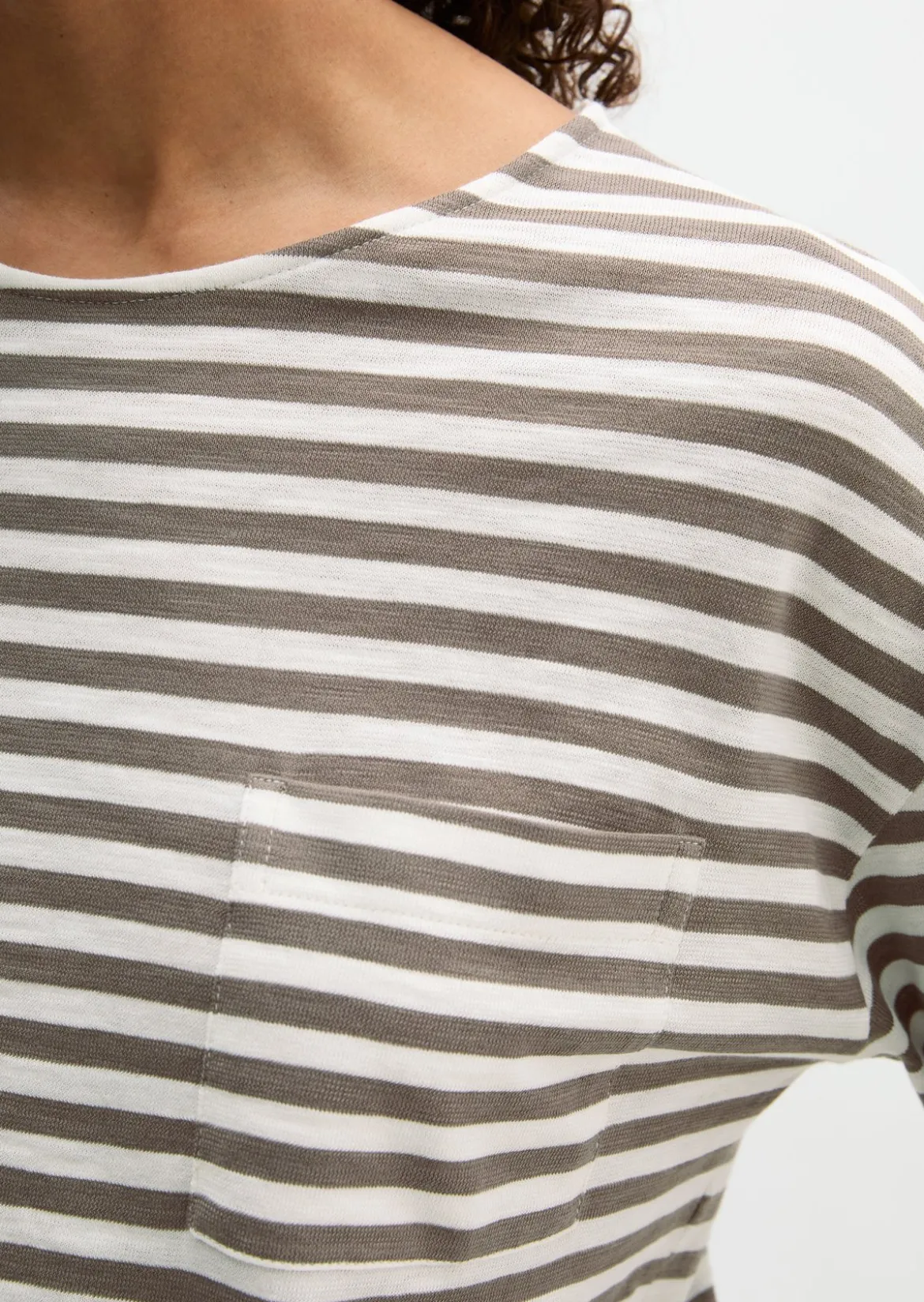 Ringel-Longsleeve regular aus Slubjersey