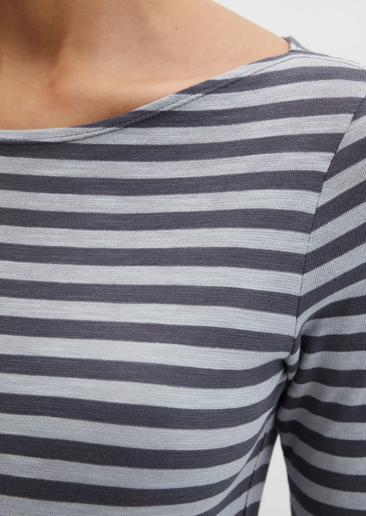 Ringel-Longsleeve regular aus Slubjersey