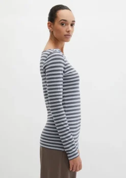Ringel-Longsleeve regular aus Slubjersey