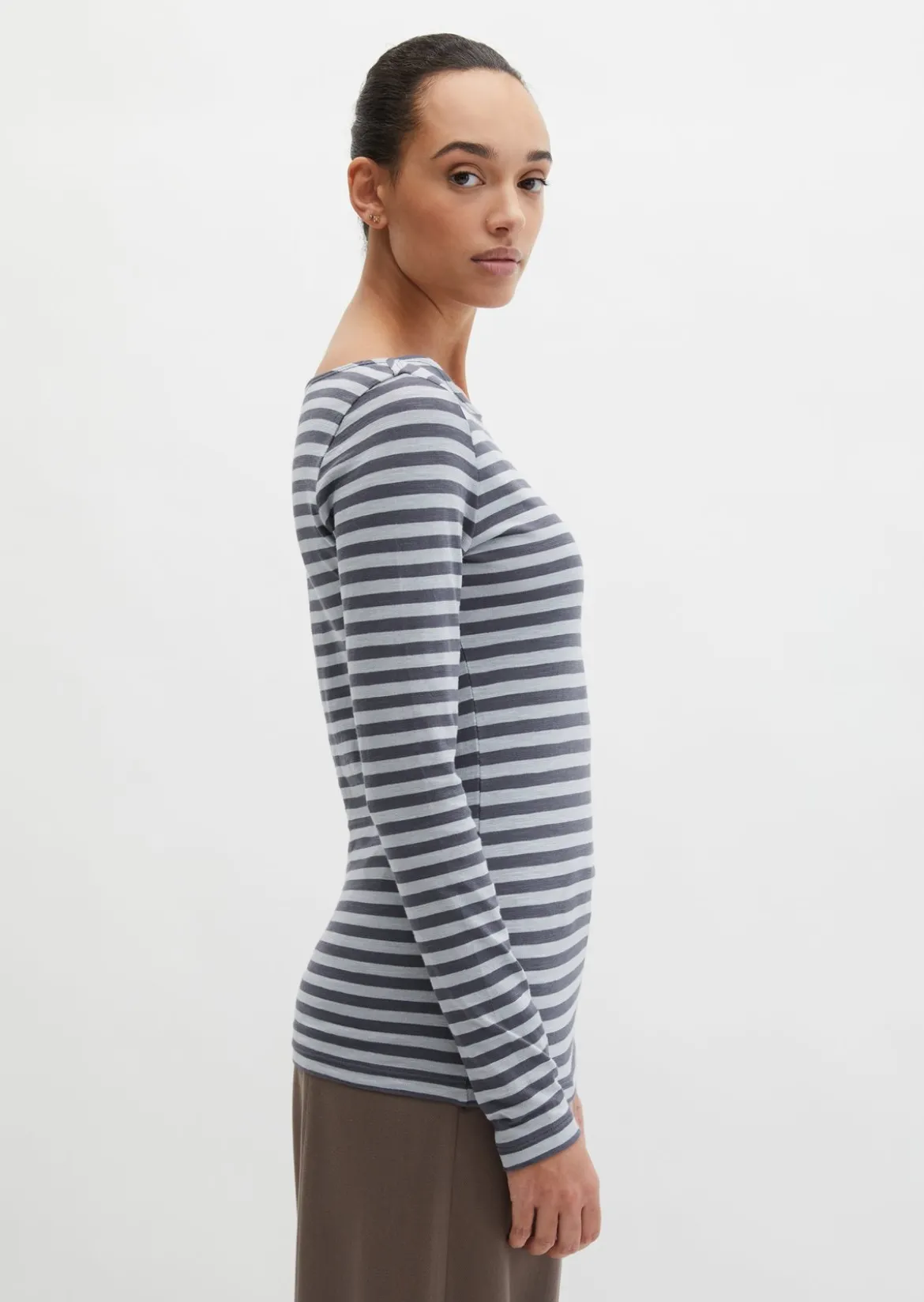 Ringel-Longsleeve regular aus Slubjersey