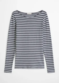 Ringel-Longsleeve regular aus Slubjersey