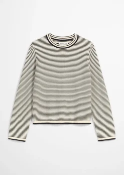 Ringelpullover regular aus reiner Bio-Baumwolle