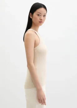 Ripp-Jersey-Top regular mit TENCEL™ Modal