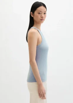 Ripp-Jersey-Top regular mit TENCEL™ Modal