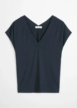 Ärmellose Jerseybluse relaxed aus LENZING™ ECOVERO™
