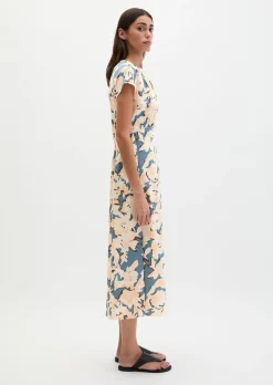 Ärmelloses Print-Kleid flared aus LENZING™ ECOVERO™