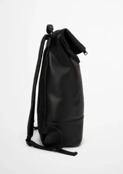 Rucksack aus einer Lederalternative aus recyceltem Polyester