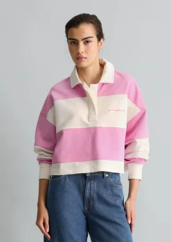 Rugby-Sweatshirt relaxed aus reinem Organic Cotton
