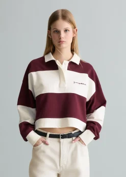 Rugby-Sweatshirt relaxed aus reinem Organic Cotton