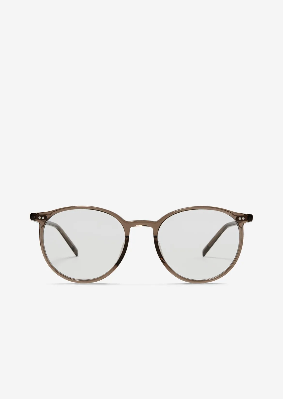 Runde Unisex-Panto-Brille aus hochwertigem Acetat