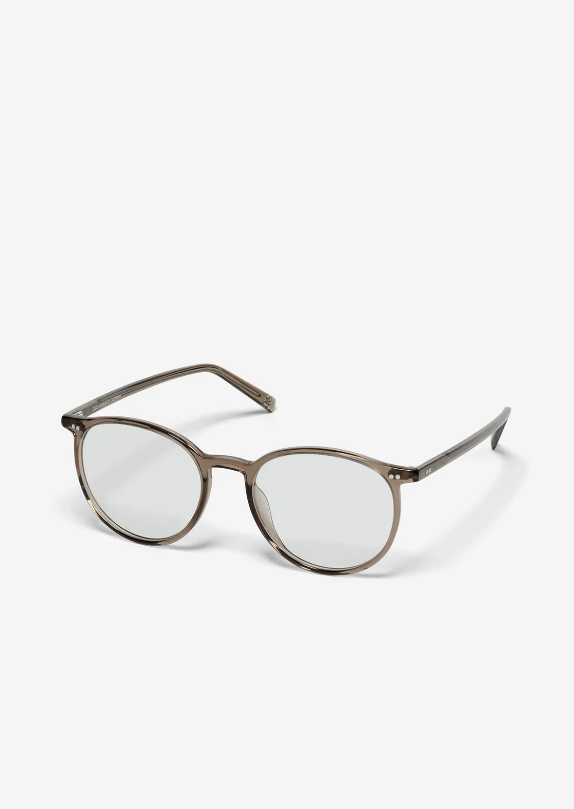 Runde Unisex-Panto-Brille aus hochwertigem Acetat