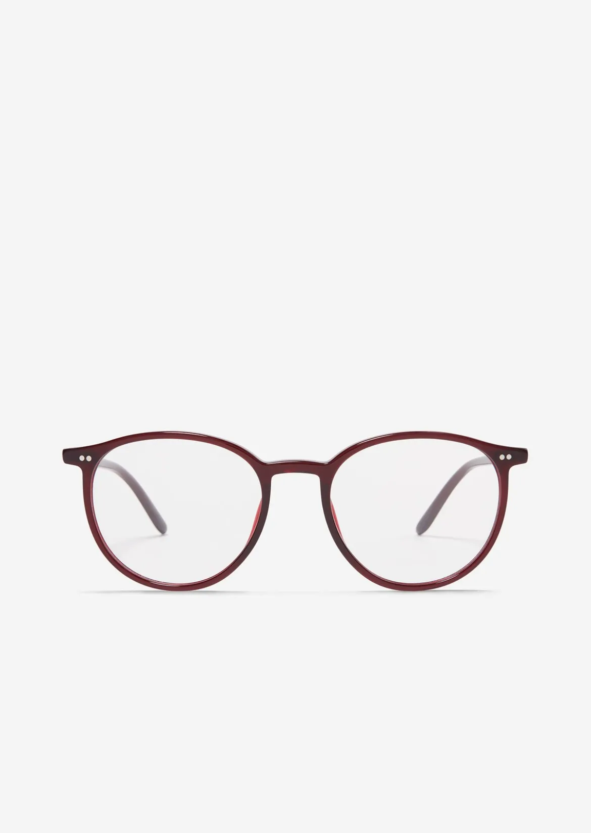 Runde Unisex-Panto-Brille aus hochwertigem Acetat