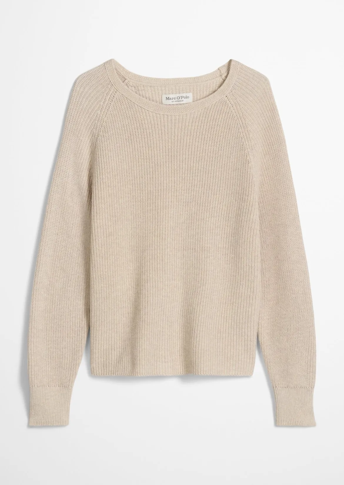 Rundhalspullover loose aus Heavy-Weight-Organic-Cotton