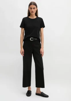 Rundhals-T-Shirt regular aus Organic Cotton SIngle Jersey