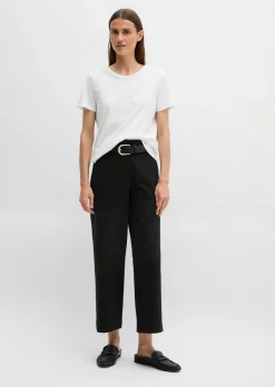 Rundhals-T-Shirt regular aus Organic Cotton SIngle Jersey