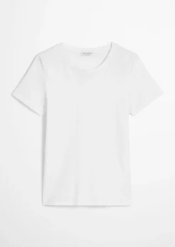 Rundhals-T-Shirt regular aus Organic Cotton SIngle Jersey