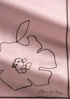 Satin-Foulard mit lässigem Print