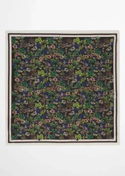 Satin-Foulard mit lässigem Print