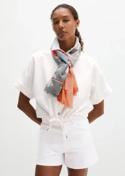 Schal mit Allover-Print mit TENCEL™ Lyocell