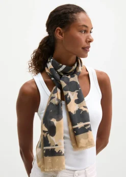 Schal mit Allover-Print mit TENCEL™ Lyocell