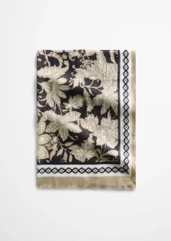 Schal mit Allover-Print mit TENCEL™ Lyocell