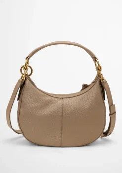 Schultertasche aus fein genarbtem Rindleder