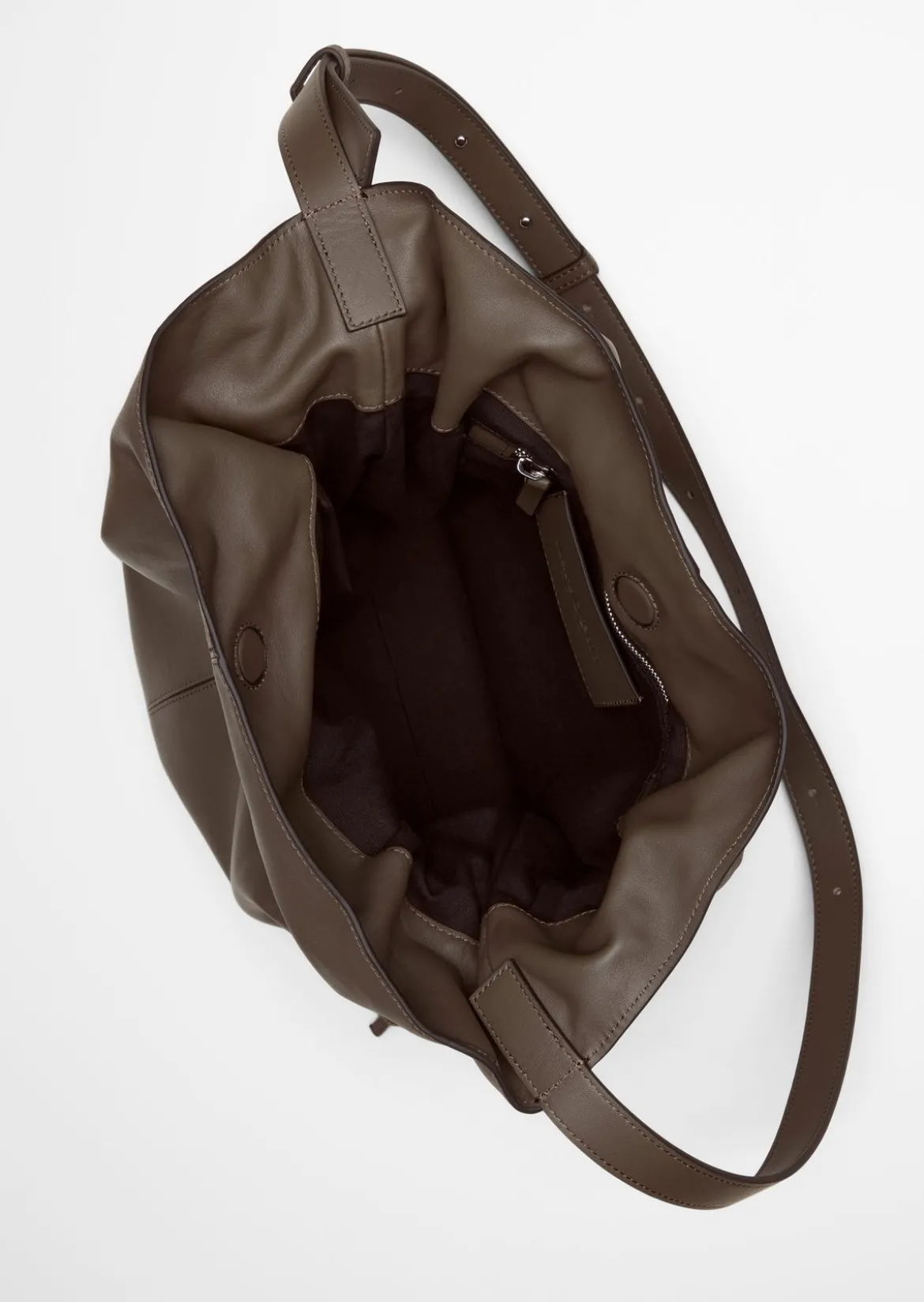 Schultertasche Model Sienna aus weichem Rindleder