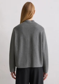 Seamless-Pullover loose aus softer Bio-Baumwolle
