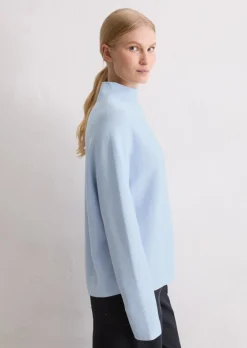 Seamless-Pullover loose aus softer Bio-Baumwolle