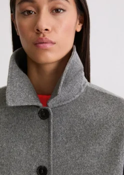 Shirtjacke regular aus edlem Woll-Doubleface