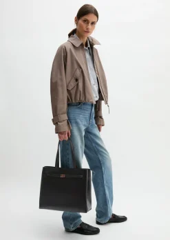 Shopper aus edlem Rindleder