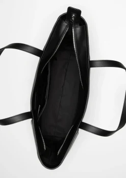 Shopper aus einer Lederalternative aus recyceltem Polyester