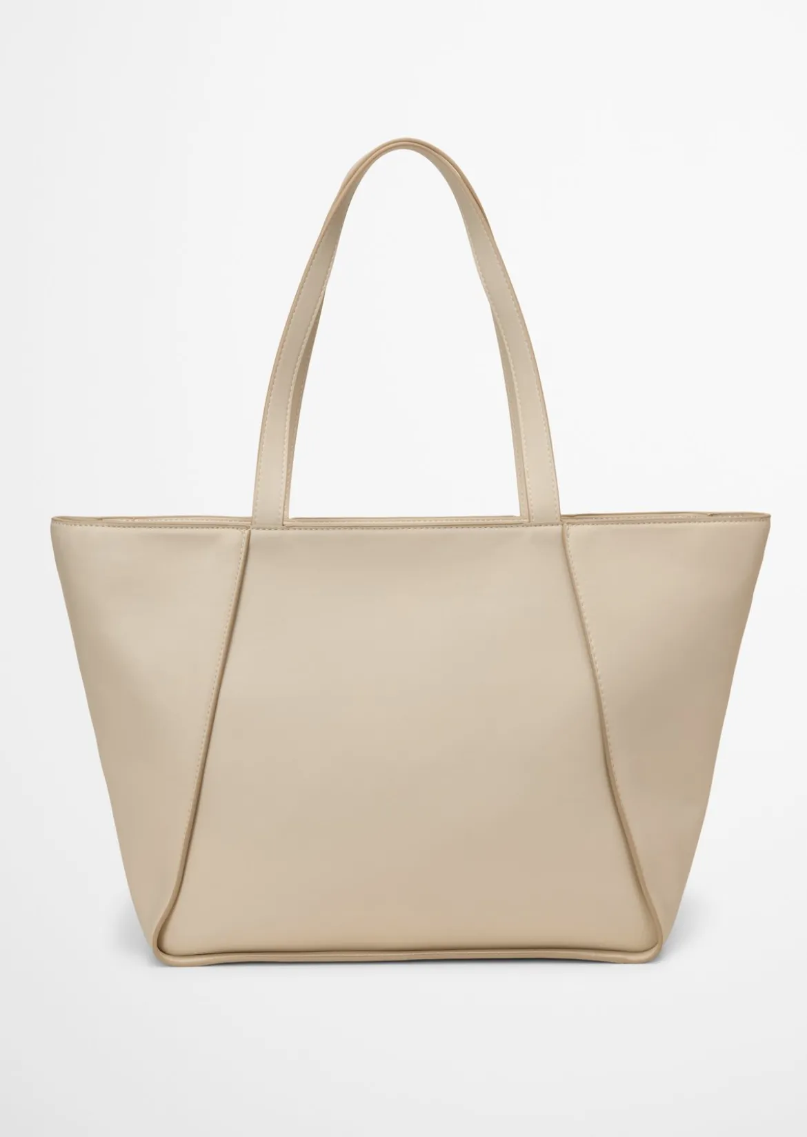 Shopper aus einer Lederalternative aus recyceltem Polyester