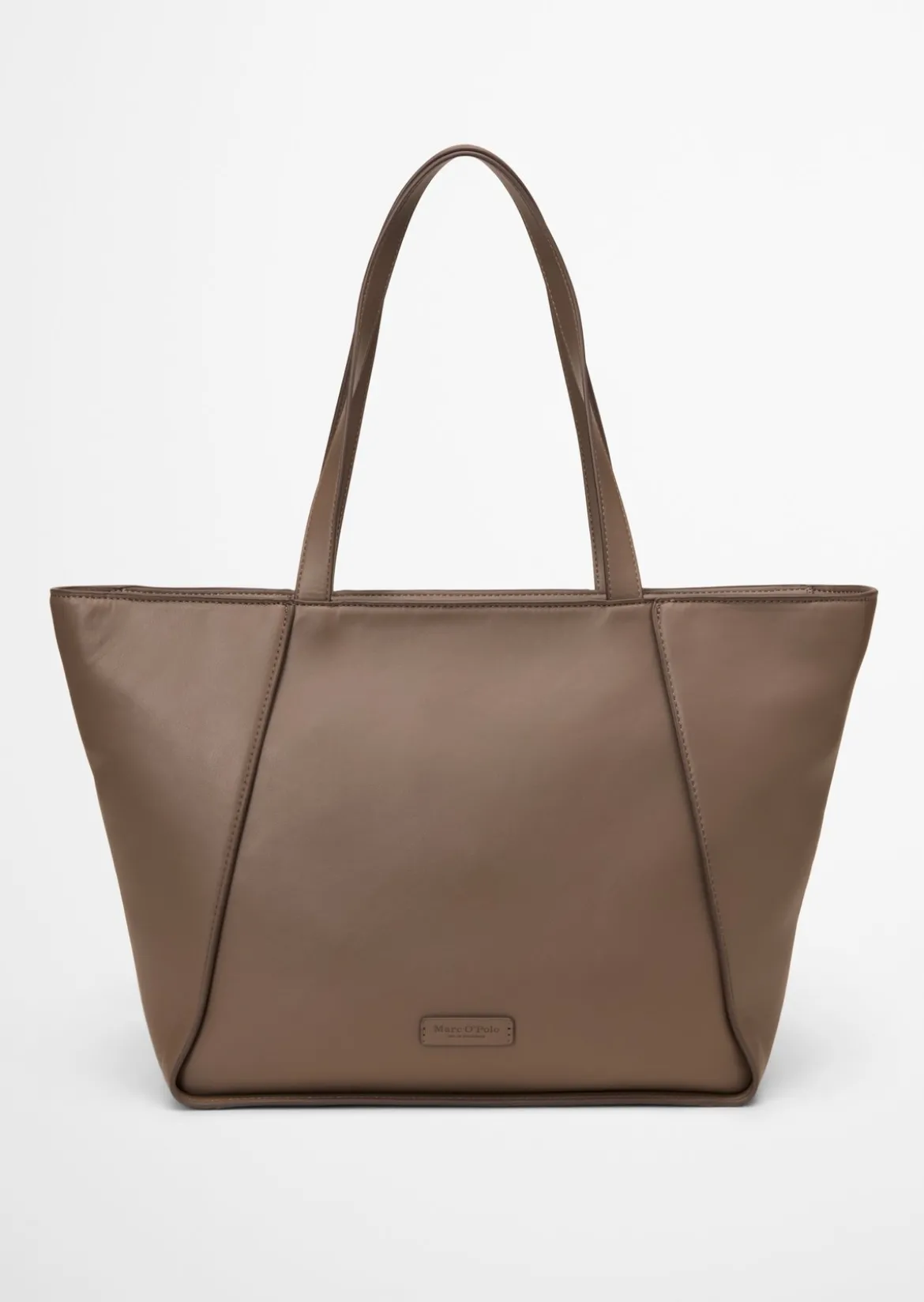 Shopper aus einer Lederalternative aus recyceltem Polyester