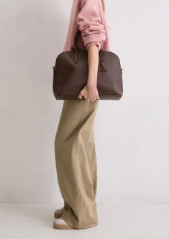 Shopper medium aus edlem Rindleder