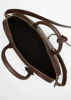 Shopper medium aus edlem Rindleder