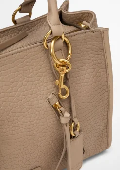 Shopper small aus strukturiertem Schafleder