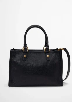 Shopper small aus strukturiertem Schafleder