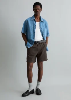 Shorts Model Filip relaxed aus Bio-Baumwolle und Leinen